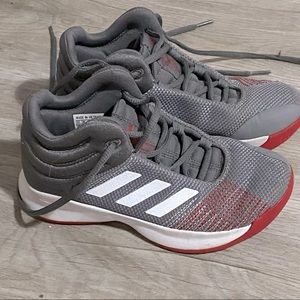 Adidas 13 Gray & Red Sneaker
